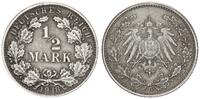 Deutsches Kaiserreich 1/2 Mark Halbe Mark - Silber (3) -