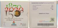 Italien 2 Euro 2 € Gedenkmünze Italien 2020 - 150. Geburtstag von Maria Montessori -