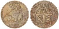 Belgien 1 Franc Probe Belgien 1 Franc 1939 Probeprägung in Bronze -