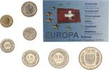 Schweiz KMS 5 Rappen - 5 Franken Kursmünzsatz -