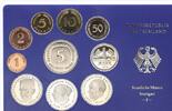 Deutschland / BRD / Kurssätze 1Pf. bis 5 DM BRD Kurssatz Einzelplatte 1979 F Polierte Platte -