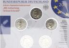 Bundesrepublik Deutschland Offizieller Blister 2 Euro A-J Helmut Schmidt Offizieller Blister mit 2 Euro Helmut Schmidt 2018 ADFGJ -