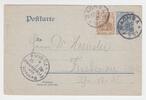 Deutschand Postkarte Postkarte vom 12.07.1905 -
