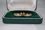 Ohrringe mit Zirkonen, 333 Gold, 1,5cm groß -