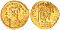 Antike - Byzanz Solidus Byzanz Mauricius Tiberius (582-602) Gold Solidus -