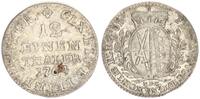 Sachsen 1/12. Taler Sachsen Albertinische Linie 1/12. Taler 1764 -