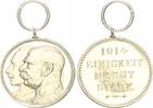 Kaiserreich Silbermedaille Einigkeit macht stark Medaillen Kaiserreich: Kaiser Franz Joseph, Kaiser Wilhelm II. -