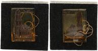 3. Reich Orden WHW aus Glas Deutsche Baudenkmäler Garnisonskirche -