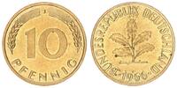 Deutschland 10 Pfennig BRD 10 Pfennig 1966 J -