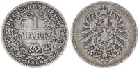 Deutschland / Kaiserreich 1 Mark 1 Mark kleiner Adler J.9 1886 E -