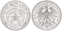 Deutschland / Kaiserreich / Probeprägung 3 Mark Schrötlingsprobe mit Riffelrand Probe / Schrötlingsprobe für ein 3 Mark Kaiserreich Zink,aluminiumplattiert -