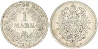 Deutsches Kaiserreich 1 Mark Kaiserreich 1 Mark Kursmünze J. 9 -