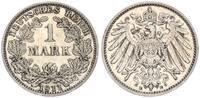Deutsches Kaiserreich 1 Mark Kaiserreich 1 Mark Kursmünze J.17 Silbermünze -