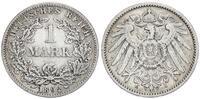 Deutsches Kaiserreich 1 Mark Kaiserreich 1 Mark Kursmünze J.17 Silbermünze -