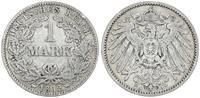 Deutsches Kaiserreich 1 Mark Kaiserreich 1 Mark Kursmünze J.17 Silbermünze großer Adler -
