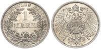 Deutsches Kaiserreich 1 Mark Kaiserreich 1 Mark Kursmünze J.17 Silbermünze großer Adler -