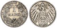 Deutsches Kaiserreich 1 Mark Kaiserreich 1 Mark Kursmünze J.17 Silbermünze großer Adler -