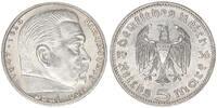 Drittes Reich - Deutschland 5 Mark 3. Reich 5 Reichsmark 1936 A Paul von Hindenburg -