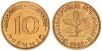 Deutschland 10 Pfennig BRD 10 Pfennig 1968 G -