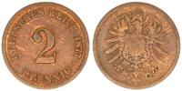 Deutschland / Kaiserreich 2 Pfennig Kaiserreich 2 Pfennig 1877 B sehr seltenes Jahr / Mzz. nur 60.000 Ex. -