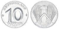 Deutschland / DDR 10 Pfennig 10 Pfennig DDR 1953 E seltenes Jahr / Münzzeichen -