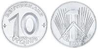Deutschland / DDR 10 Pfennig 10 Pfennig DDR 1953 E seltenes Jahr / Münzzeichen -
