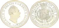 1 Taler Nachprägung 1836/1979 Hannover Nachprägung 1 Taler 1836 Wilhelm IV., Silber 1000 PP