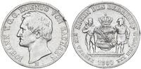 Sachsen - Altdeutschland 1 Taler - Ausbeutetaler Sachsen 1 Taler 1860 B König Johann - Segen des Bergbaues -