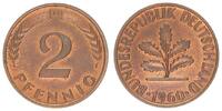 Deutschland 2 Pfennig BRD 2 Pfennig 1960 D prfr. - st -