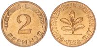 Deutschland 2 Pfennig BRD 2 Pfennig 1958 J prfr. - st -