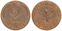 Deutschland 2 Pfennig BRD 2 Pfennig 1958 D prfr. , Kupferpatina -