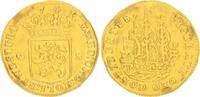 Niederlande/Holland 2 Dukaten, Scheepjesschilling in Gold Niederlande Holland. Gold 6 Stuivers, 1741, Scheepjesschilling in Gold -