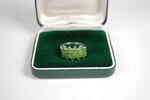 Schmuckset Schmuckset mit grünen Steinen, 925 Silber, 7,3g -