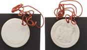Deutschland -Berlin Porzellanmedaille Berlin, Porzellanmedaille, 1951 -