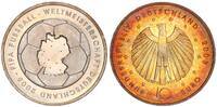 Deutschland - BRD 10 Euro Silber BRD 10 Euro 2003 zur Fußball Weltmeisterschaft in Deutschland (2) -