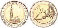 Deutschland - BRD - Hamburg 2 Euro Fehlprägung 2 € 2008 G - Fehlprägung mit abartigen Münzzeichen - Bundesländerserie (5) -
