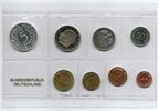 Deutschland / BRD / Kurssätze 1Pf. bis 5 DM Kurssatz Bundesrepublik Deutschland 1964G Polierte Platte Auflage nur 600 Stück