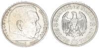 Drittes Reich - Deutschland 5 Mark 3. Reich 5 Reichsmark 1936 A Paul von Hindenburg -