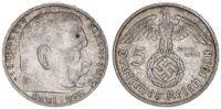 Drittes Reich - Deutschland 5 Mark 3. Reich - 5 Reichsmark 1938 G Paul von Hindenburg -