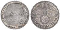 Drittes Reich - Deutschland 5 Mark 3. Reich - 5 Reichsmark 1938 G Paul von Hindenburg -