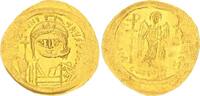 Antike - Byzanz - Konstantinopel Solidus Byzanz Justinianus I. 527-565 Constantinopel Gold Solidus -