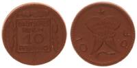Kaiserreich / Probe 10 Pfennig Probe Probe für ein 10 Pfennig Kaiserreich Einführung der Porzellanwährung prägefrisch -
