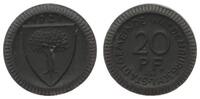 Deutschland / Waldenburg Porzellan Münze zu 20Pf Porzellan Münze zu 20Pf der Stadtgemeinde Waldenburg, 1921 -