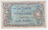 Deutschland / Alliierte Militärbehörde 10 Mark Alliierte Militärbehörde 10 Mark Geldschein 1944 -