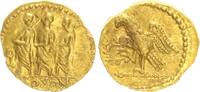 Antike / Thrakien/ Stadt Olbia Goldstater Koson/Brutus, GoldstBrutus steht zwischen 2 Lektoren, Adler hält Kranz in Fängen -