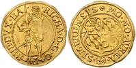 Pfalz-Kurline Golddukat PFALZ, KURLINIE SIMMERN, Richard, 1569-1598, Dukat 1578 ID. -