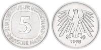 Deutschland / Bundesrepublik 5 Mark 5 DM Kursmünze 1975F TOP-Erhaltung ! prägefrisch-stempelglanz -