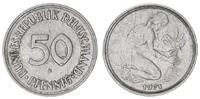 Deutschland 50 Pfennig 50 Pfennig Fehlprägung 1971 F Jahr doppelt geprägt -