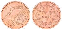 Portugal 2 Cent Portugal 2 Cent Kursmünze 2007 prägefrisch -