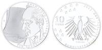 Deutschland / Eurowährung 10 Euro Gerhart Hauptmann 2012 Münzzeichen j 10 Euro Gerhart Hauptmann 2012 Münzzeichen J Polierte Platte, in Münzkapsel -